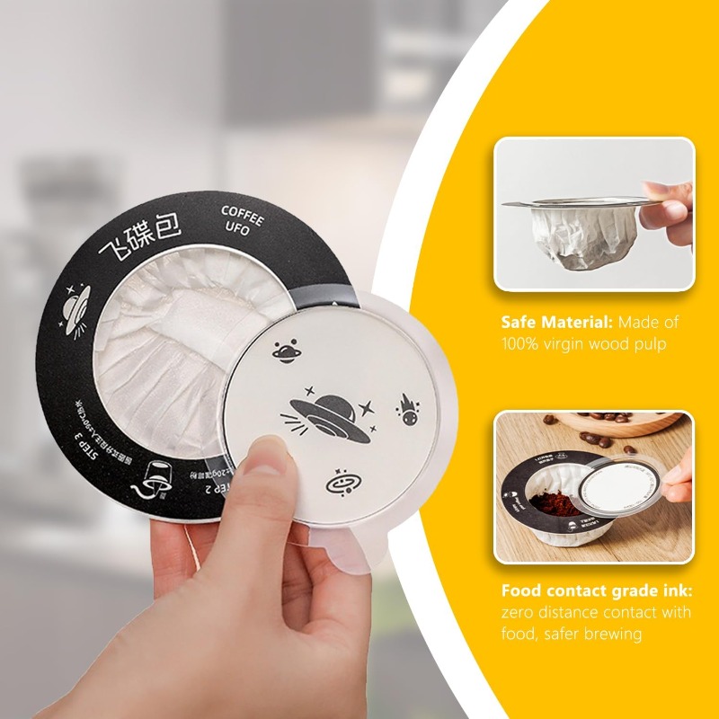 Coffee Equipment Travel Bag - UFO Coffee Filter Paper Bags 26/52pcs,