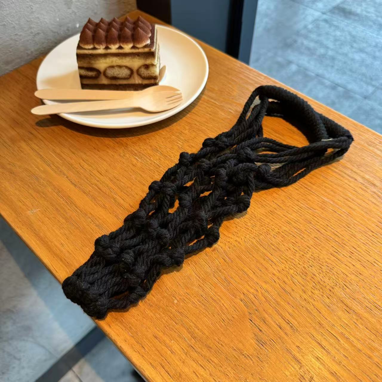 Handmade Woven Cup Holder Bag  – Coffee Equipment Travel Bag Bewertung und Preis
