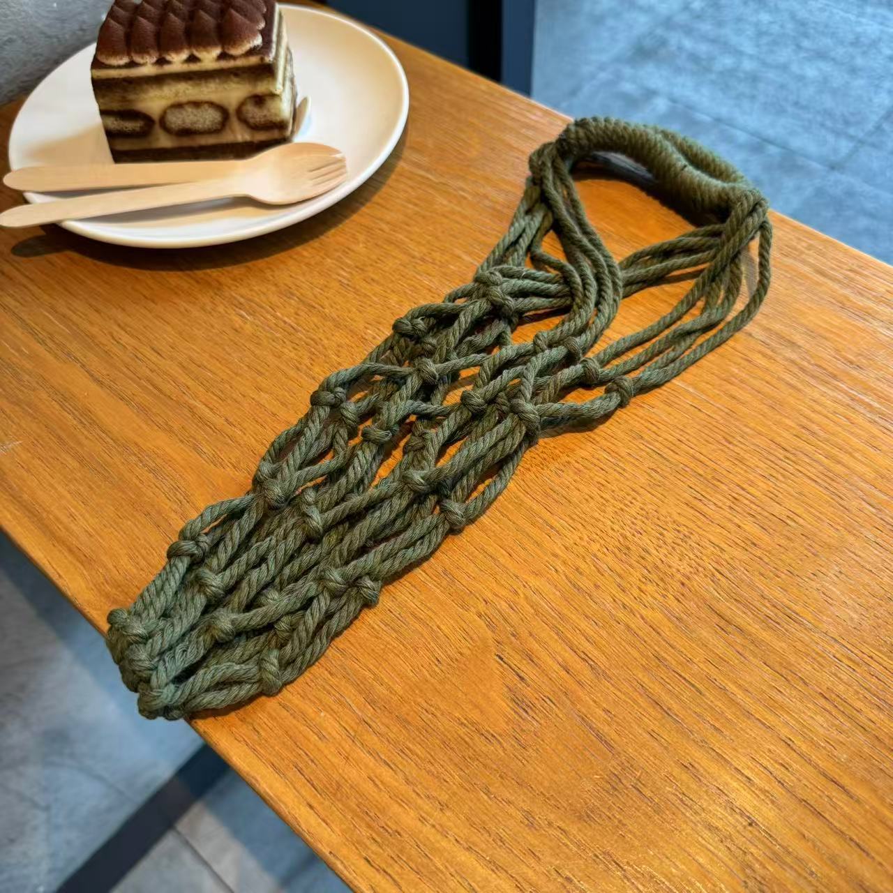 Handmade Woven Cup Holder Bag  – Coffee Equipment Travel Bag Bewertung und Preis