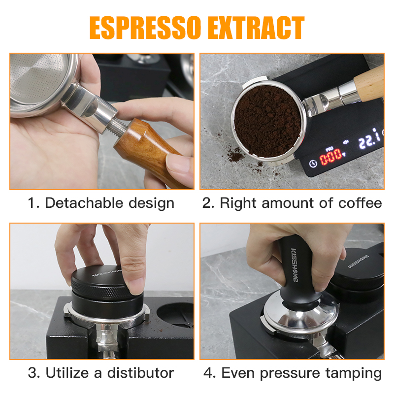 58MM Bottomless Portafilter Fo – Coffee Equipment Wdt Bewertung und Preis