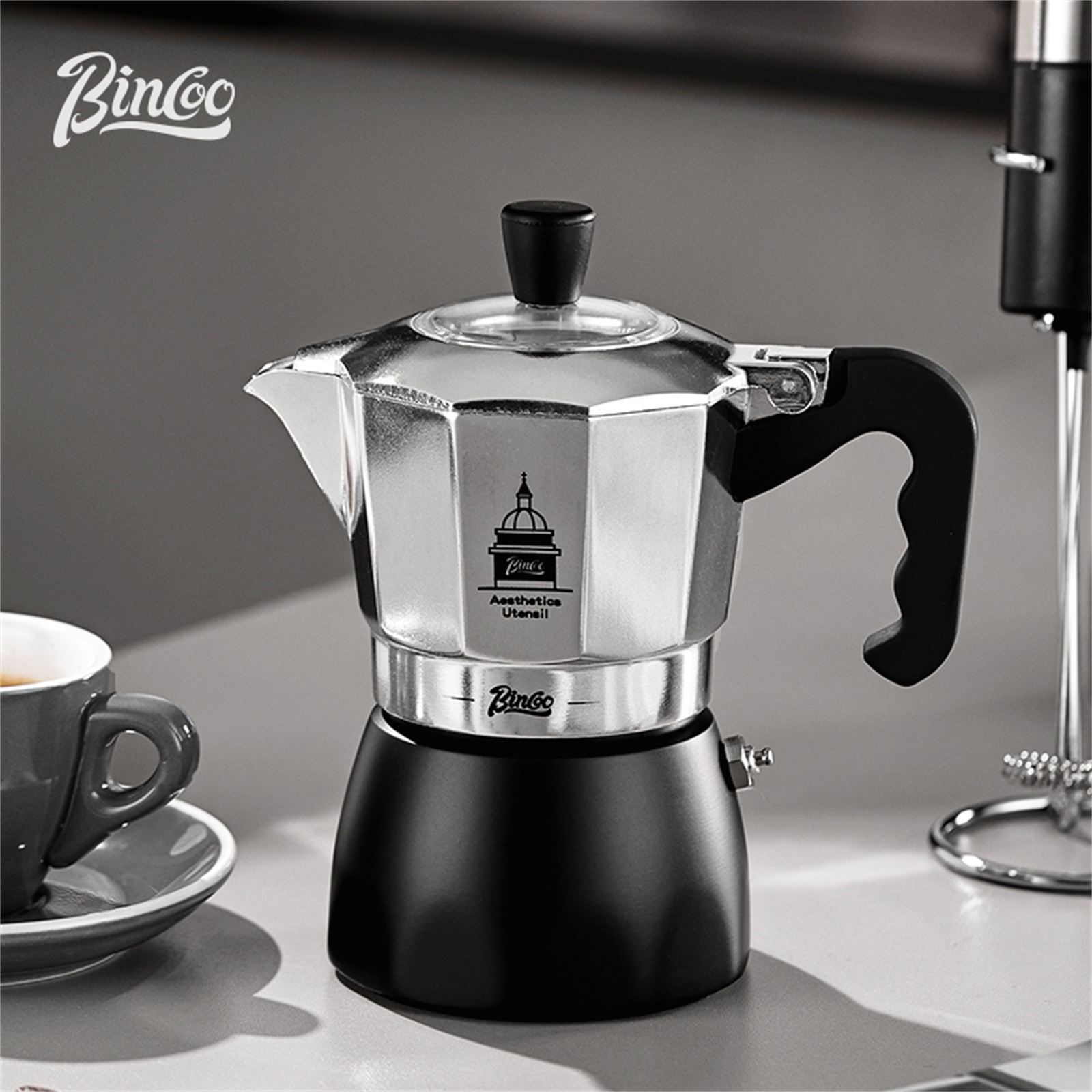 BINCOO Double Valve Moka Pot，E – Coffee Equipment Wdt Bewertung und Preis