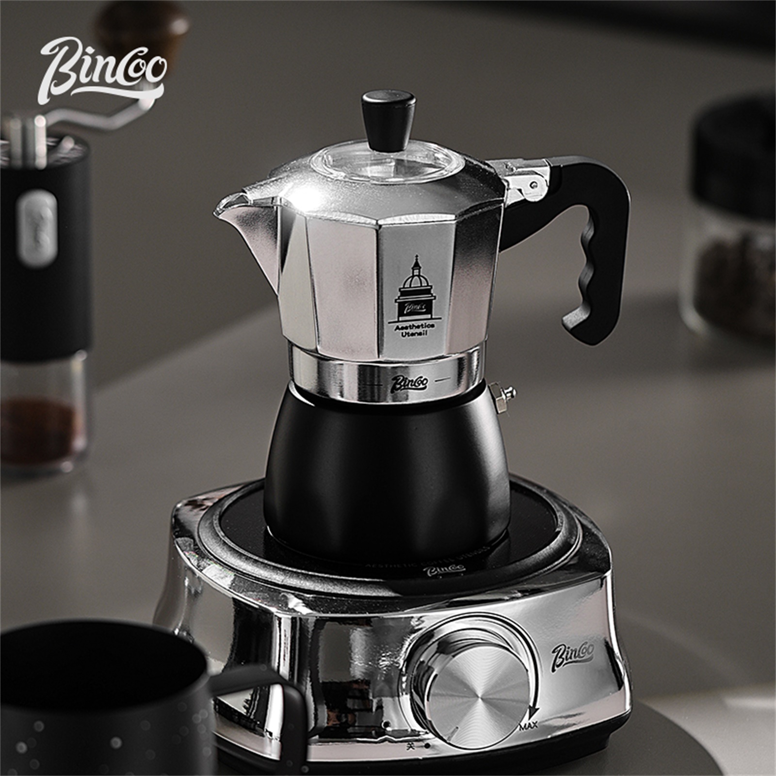 BINCOO Double Valve Moka Pot，E – Coffee Equipment Wdt Bewertung und Preis
