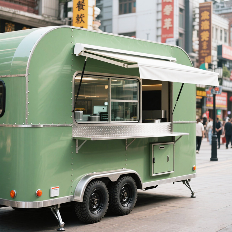 Small Mobile Food Trailer with – Coffee Shop Equipment Setup Bewertung und Preis