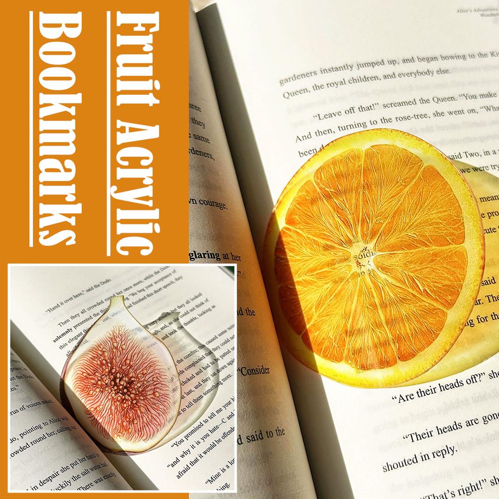 Cute Acrylic Fruit Slice Bookm – Coffee Shop Equipment Bewertung und Preis