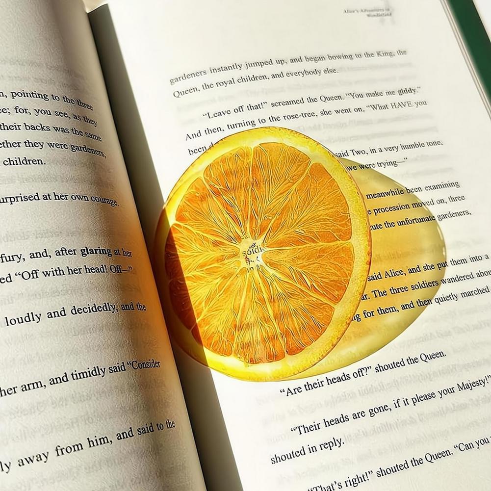 Cute Acrylic Fruit Slice Bookm – Coffee Shop Equipment Bewertung und Preis
