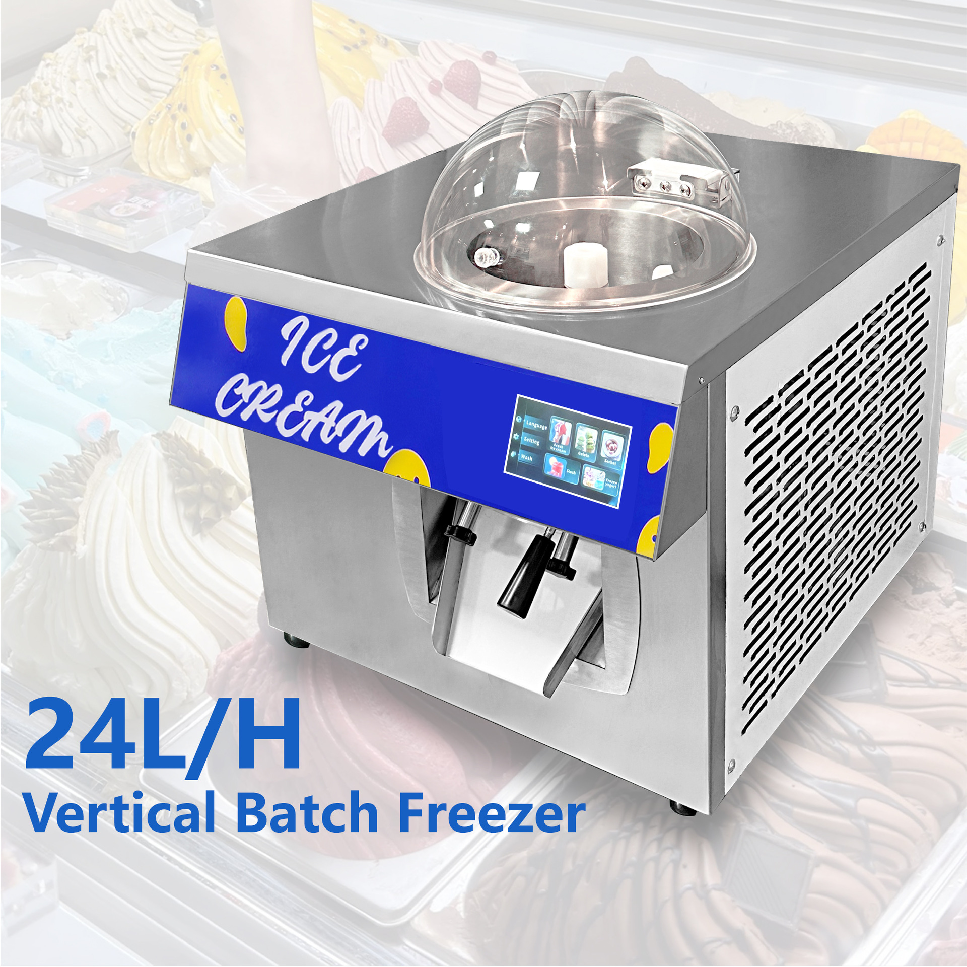 24L/H Ice Cream Machine, Coffe – Coffee Shop Equipment Bewertung und Preis