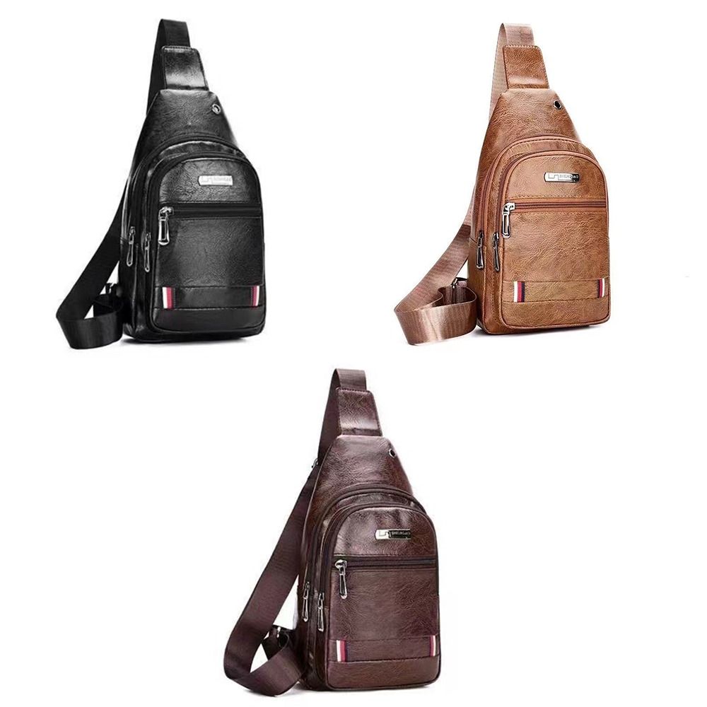 Casual PU Leather Men Messenge – Coffee Equipment Travel Bag Bewertung und Preis