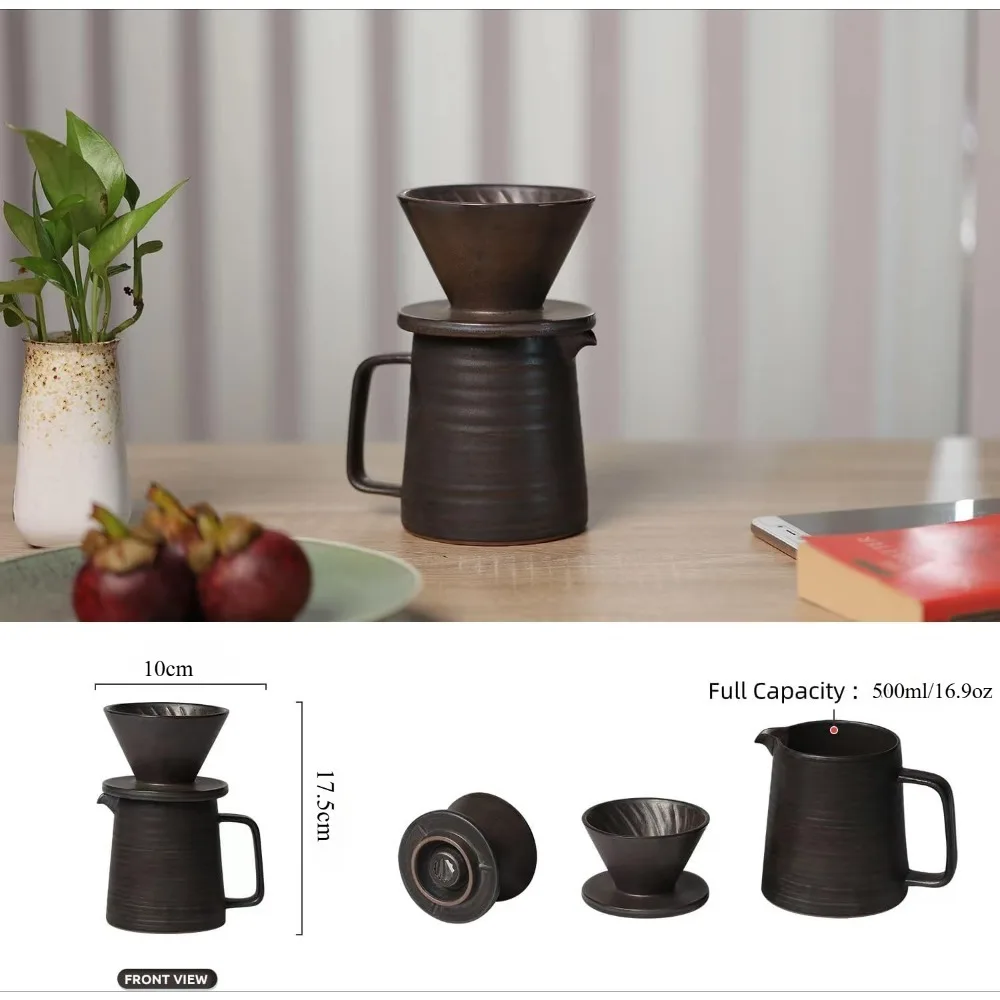 2-piece Porcelain Hand-pour Co – Coffee Equipment Set Bewertung und Preis