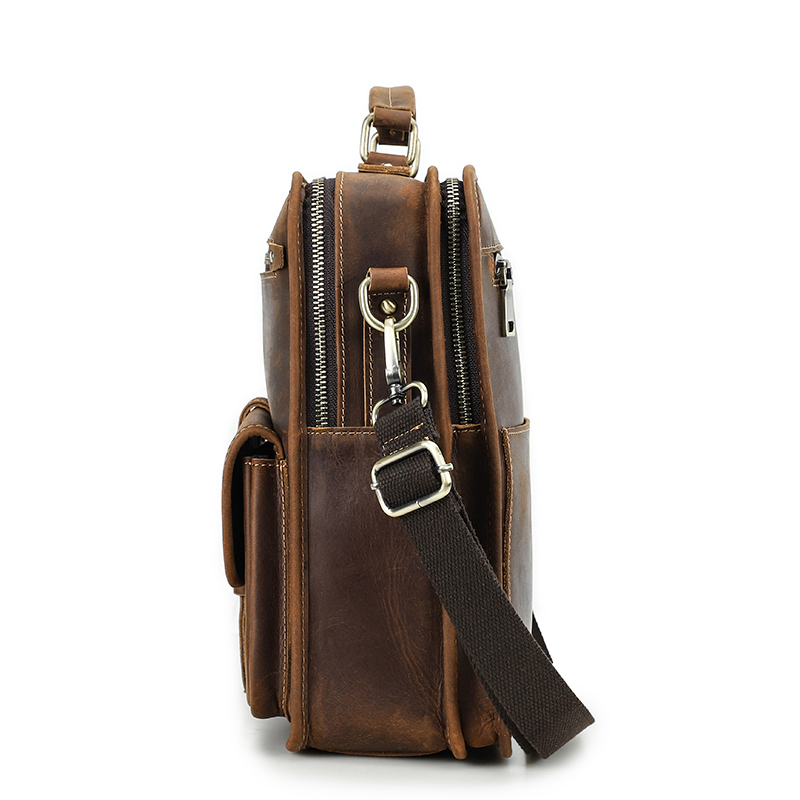 CONTACT'S Crazy Horse Leather  – Coffee Equipment Travel Bag Bewertung und Preis