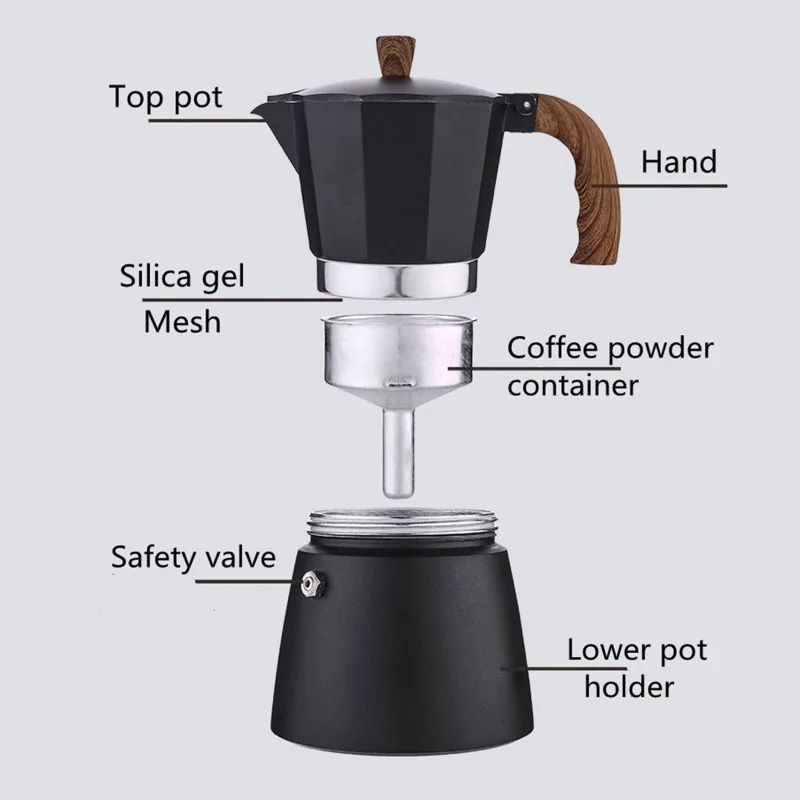 JUSTINLAU Coffee Moka Pot 150m – Coffee Equipment Wdt Bewertung und Preis