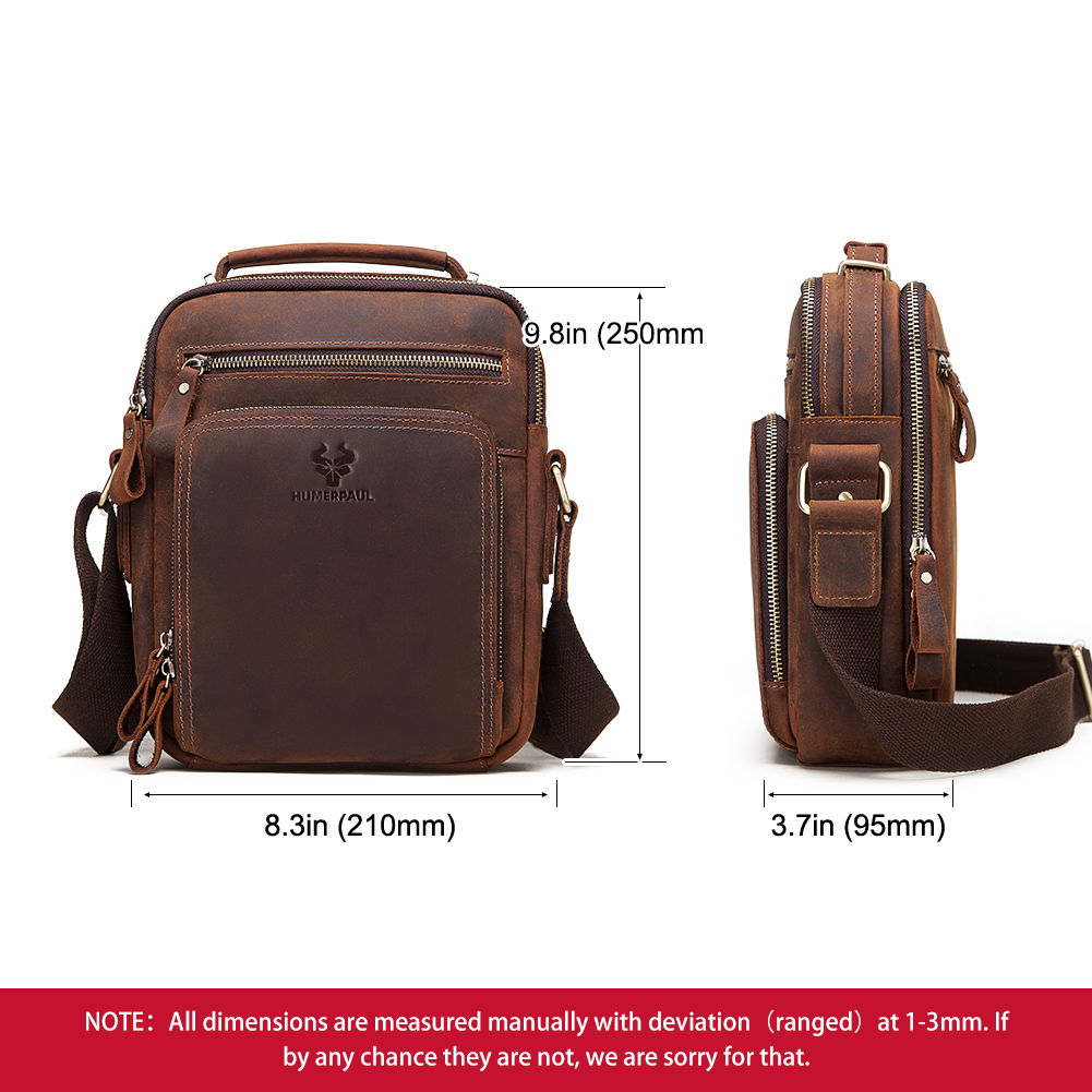 HUMERPAUL Genuine Leather Men' – Coffee Equipment Travel Bag Bewertung und Preis