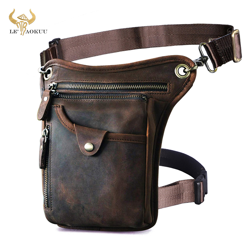 Thick Crazy Horse Leather Men  – Coffee Equipment Travel Bag Bewertung und Preis