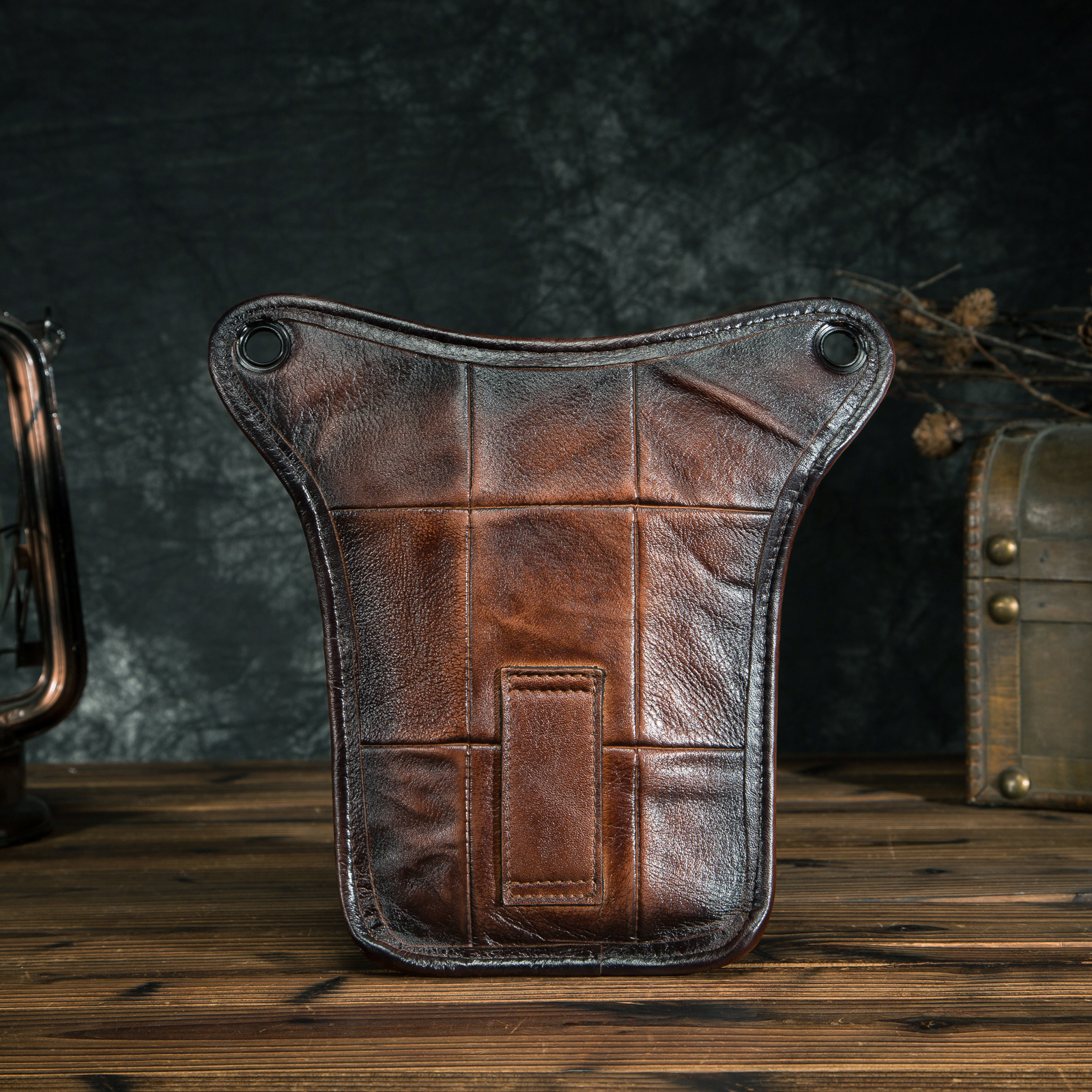 Thick Crazy Horse Leather Men  – Coffee Equipment Travel Bag Bewertung und Preis