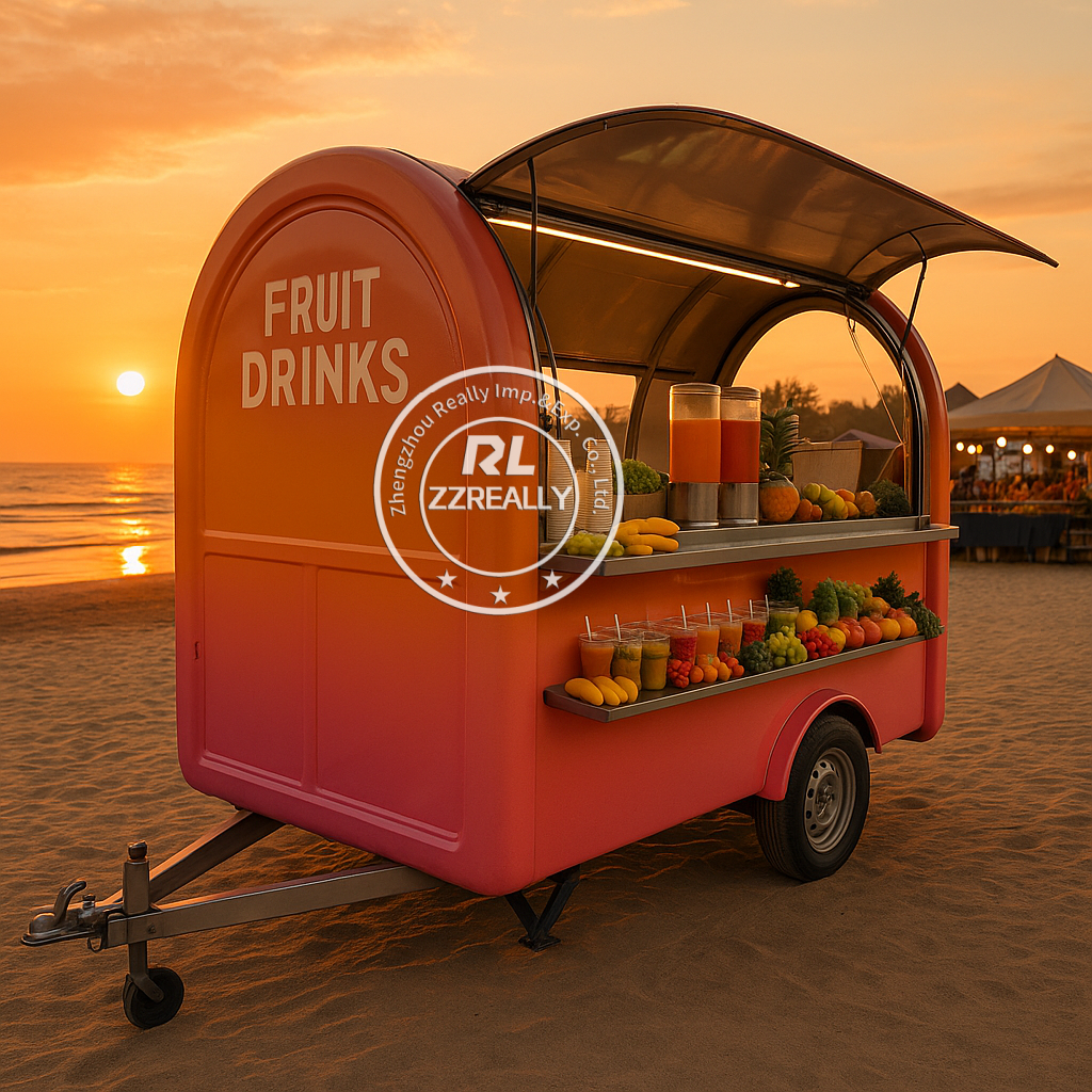 Mobile Food Truck Trailer Cust – Coffee Equipment Logo Bewertung und Preis