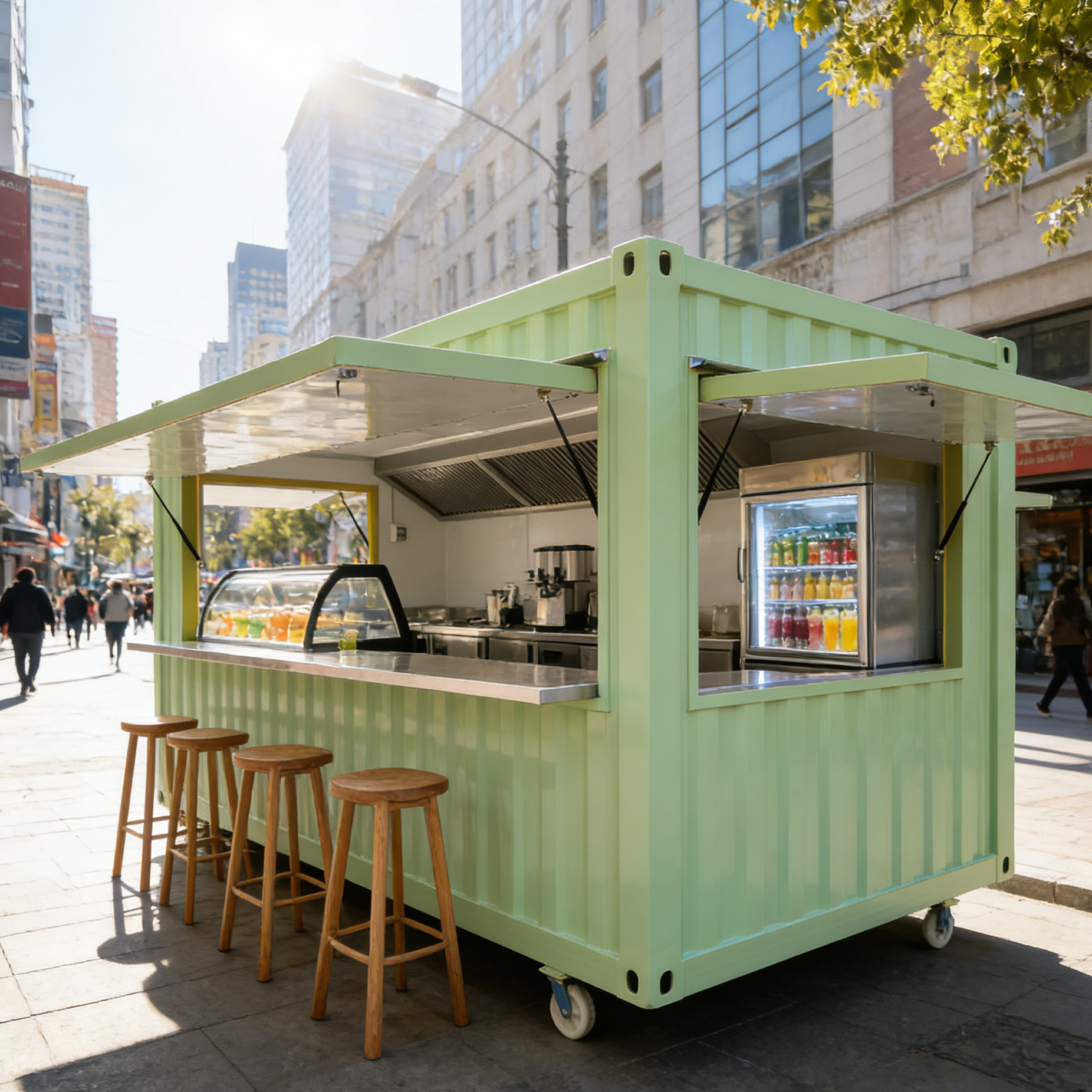 Prefabricated Container Restau – Coffee Shop Equipment Setup Bewertung und Preis
