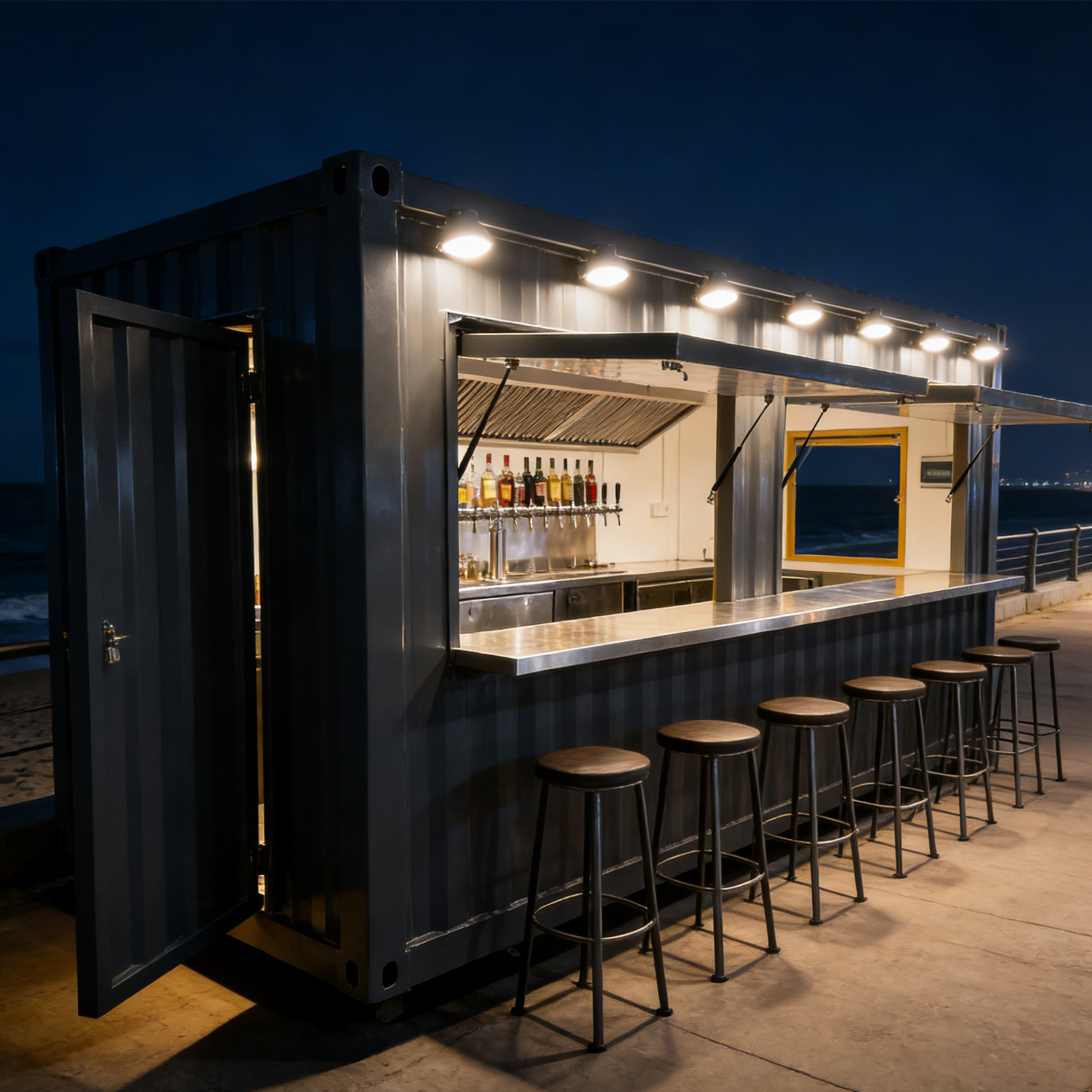 Prefabricated Container Restau – Coffee Shop Equipment Setup Bewertung und Preis